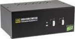 Switch InLine InLine Desktop KVM Switch - 2-portowy - Dual Monitor Displayport 1.2 - 4K - USB 2.0 - Audio