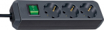Brennenstuhl power strip ECO-Line 3x 1.5m Schalter