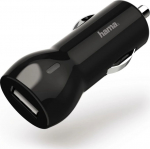 Hama 00183259 Car Charger 2.4A, Black