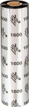 ZEBRA RIBBON 1600 WAX 131MM, 450 METERS C-25MM BOX OF 12