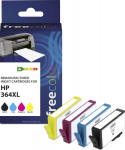 Freecolor Patrone HP 364XL Multipack BK/C/M/Y remanufactured