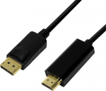 Logilink Kabel DisplayPort 1.2 do HDMI 1.4, 2m Czarny