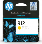 HP 912 YELLOW ORIGINAL INK, CARTRIDGE