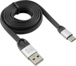 Sbox USB 2.0-Type-C/2.4A black/silver 1.5M