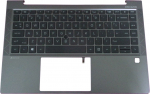 HP TOPCVR W/KB BL DSC NORDIC, M14635-DH1, Cover + keyboard