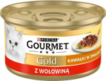 PUI GOURMET Gold Sauce Delight Beef - wet cat food - 85 g