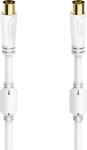 Hama 00205246, 1.5 m, Coaxial, Coaxial, Wei&szlig;