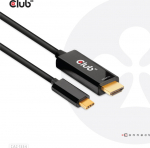 CABLE HDMI TO USB-C 1.8M/M/M CAC-1334 CLUB3D