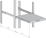 EFB Elektronik EFB-Elektronik - Rack - Regal - 30 kg max. Traglast - RAL7035, Hellgrau - 1U - 48.3 cm (19")