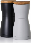 AdHoc Twin MP125 - Salz- and pepper mill set - Schwarz - Grau - Kunststoff - Holz - Ceramics - Pfeffer - Salz - 133 mm
