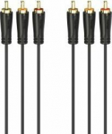Kabel Hama RCA (Cinch) x3 - RCA (Cinch) x3 3m czarny (002051510000)