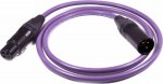 Cable Melodika XLR - XLR 2.5m fioletowy