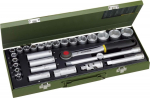 Proxxon 23 000 - Socket wrench set - 29 pc(s) - Chrome - Ratchet handle - 1 pc(s) - 1/2"