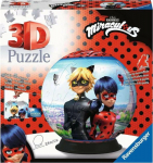 Ravensburger Puzzle spherical 3D 72el Miraculous 111671 RAVENSBURGER