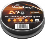 MediaRange DVD+RW 4x 10pcs Spindel