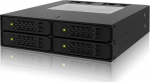 Backplane IcyDock 4x6.3cm SATAI-III/SAS in 1x5.25" HDD/SSD
