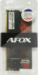 Memory AFOX DDR4, 4 GB, 2400MHz, CL17 (AFLD44EN1P)