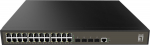 LevelOne Switch 24xGE/4xSFP 19" Managed L2