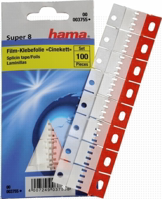 Hama Film Splicing Tape Cinekett S 8 100pcs 3755