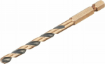Dewalt drill bit drill bit 5.0mm black and gold hex