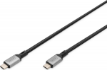 DIGITUS Anschlusskabel USB4.0/C -> C 20Gbit/s 3m schwarz