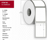 Capture Label 102 x 38mm, Core 25mm, Thermal Transfer, Coated