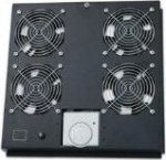 Triotronik Wirewin FAN ROOF 4V BL - Cooling fan - Schwarz - Stahl - 4 L&uuml;fter - CE - 1 St&uuml;ck(e)
