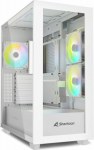 Sharkoon Geh&auml;use Rebel C60 RGB ATX 2xGlas wei&szlig;