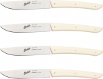 Berkel steak knife set 4-pcs. Color cream