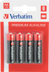 Battery AA Verbatim alkaline batteries 4er Pack retail