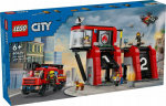 Lego Klocki City 60414 Fire station with fire truck