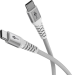 Wentronic Goobay USB-C Supersoft Textile Cable with Metal Plugs | 70193