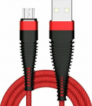 Kabel USB Vega USB-A - microUSB 2 m Czerwony