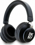 DKNY Headphones DKNY On-Ear Headphones Bluetooth DKBHS6PUSLK czarny/black Metal Logo