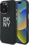 DKNY DKNY DKHCP16LSMCBSK iPhone 16 Pro 6.3'' czarny/black hardcase Liquid Silicone Metal Logo