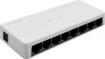 Qoltec SWITCH network switch 8 x port RJ45 | 100Mbps | Fast Ethernet | LAN