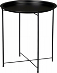 Giftdecor MESA round metal coffee table, &Oslash; 47 cm