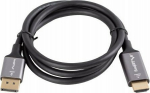 Lanberg Kabel adapter Lanberg Displayport (M) -> HDMI (M) 1M 4K czarno-srebrny