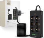 Tech-Protect Power Strip 6 sockets 2 m czarna (5906302310586)