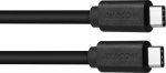 Kabel USB Avacom USB-C - USB-C 0.4 m Czarny (DCUS-TPCC-P04K)
