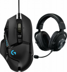 Log Logitech mouse G502 Hero (910-005470) + G Pro X Czarne (981-000818)