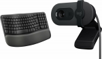 Log Logitech keyboard Wave Keys (920-012304) + Brio 100 (960-001585)