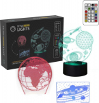 Manta SNL118RGB LED lamp Light decoration Kosmos RGB 3D