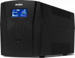 UPS Sven Zasilacz awaryjny SVEN Pro 1500, 900W, LCD, USB, RG-45, 3 jack euro