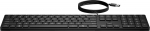 HP 320K USB Wired Keyboard - Black - US ENG