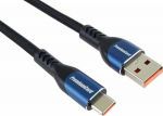 Kabel USB PremiumCord USB-A - USB-C 1.5 m Niebieski (ku31cy15)