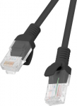 Lanberg | Patchcord CAT.5E UTP | PCU5-10CC-0050-BK | 0.5 m | Black