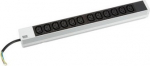 Bachmann LOCKABLE - Steckdosenleiste (Rack - mountable) - output terminals: 12 (power IEC 60320 C13)