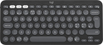 Log Klaviatuur Logitech Pebble Keyboard 2 SWE (W), must