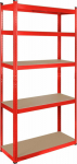 Rebel Tools Metal storage rack 180x90x40 czerwony